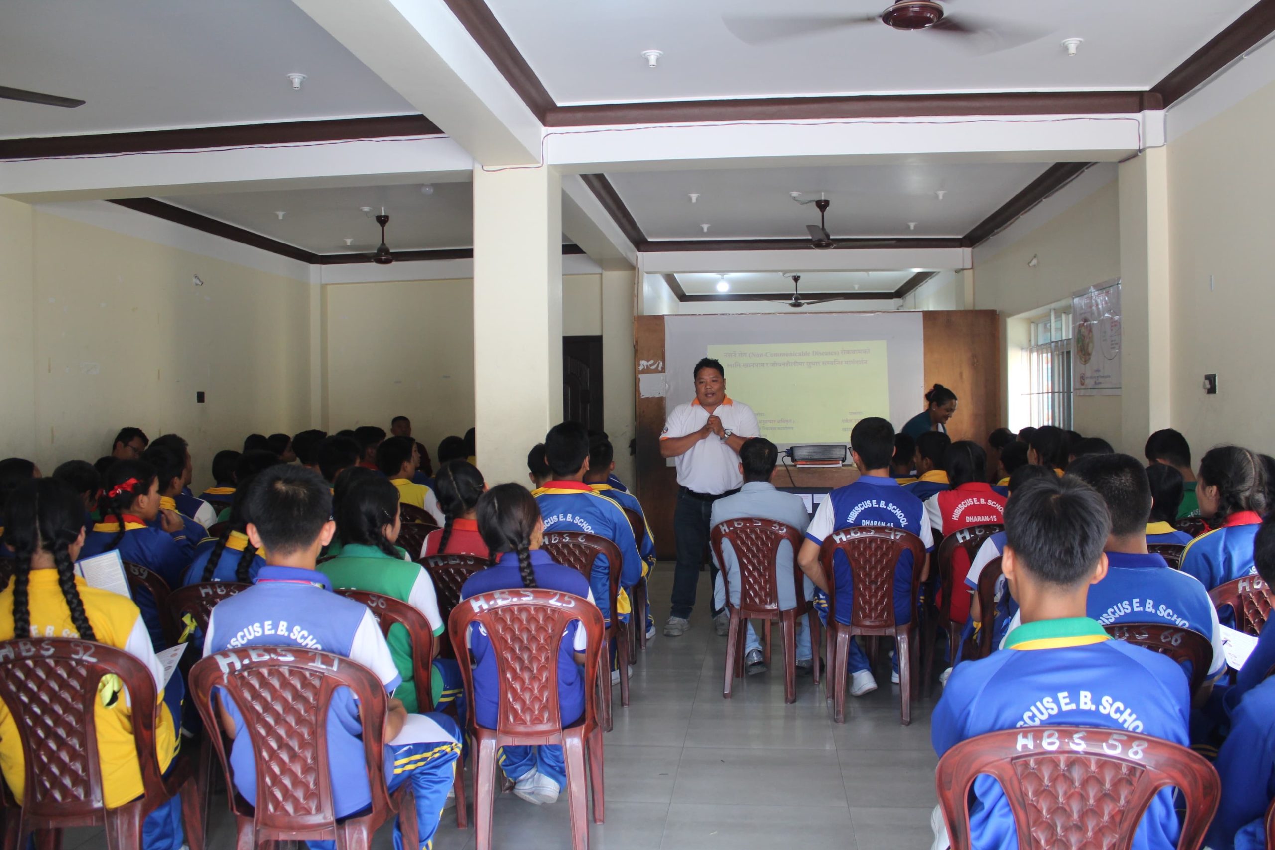 Hibiscus English Boarding School मा नसर्ने रोग सम्बन्धी सचेतना कार्यक्रम सम्पन्न